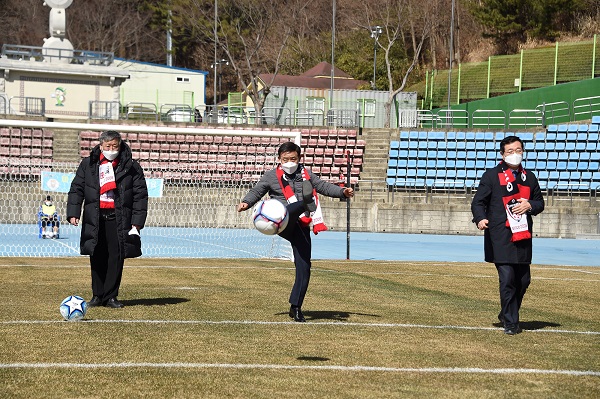 K3리그 김해시청축구단 홈경기 포문 열어